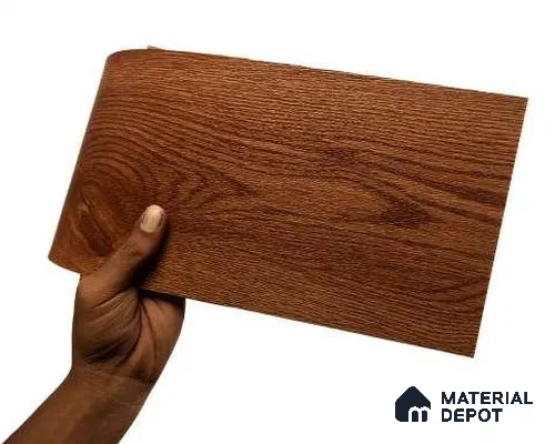 PVC Vinyl Floor California Red Crystal Finish Vinyl Luxe VF 00128 | 3 ft x 6 Inch x 2 mm | Wear Layer: 0.15 mm | UV Coating | Waterproof | Suitable for Flooring, Living Room, Bedroom