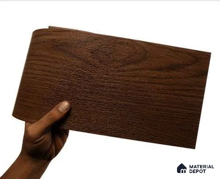 PVC Vinyl Floor Quarter Wood Crystal Finish Vinyl Luxe VF 00129 | 3 ft x 6 Inch x 2 mm | Wear Layer: 0.15 mm | UV Coating | Waterproof | Suitable for Flooring, Living Room, Bedroom
