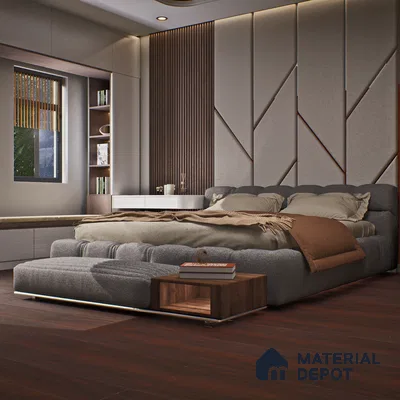 HDF Laminate Wood Floor Crystal Finish Aristo Premium LF 00254 | 4 ft x 7.7 inch x 8 mm | AC4 Grade | Wax Coated Lock | Original Unilin Locking | Suitable for Flooring, Living Room, Bedroom
