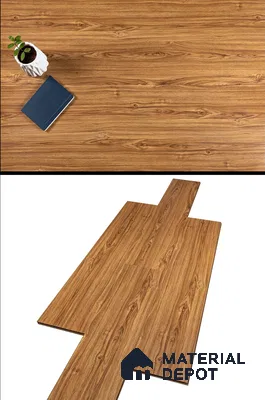 HDF Laminate Wood Floor Crystal Finish Aristo LF 00242 | 4 ft x 8 inch x 8 mm | AC4 Grade | Arc Click With Wax Coating | Paper Joint Groove | Suitable for Flooring, Living Room, Bedroom