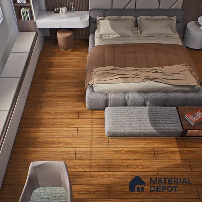 HDF Laminate Wood Floor Crystal Finish Aristo LF 00242 | 4 ft x 8 inch x 8 mm | AC4 Grade | Arc Click With Wax Coating | Paper Joint Groove | Suitable for Flooring, Living Room, Bedroom