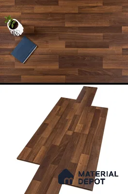 HDF Laminate Wood Floor Crystal Finish Aristo LF 00245 | 4 ft x 8 inch x 8 mm | AC4 Grade | Arc Click With Wax Coating | Paper Joint Groove | Suitable for Flooring, Living Room, Bedroom