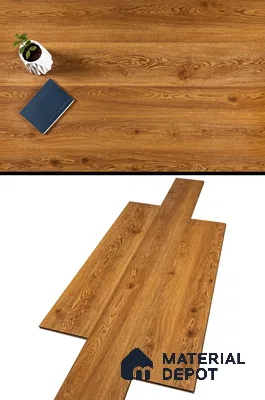 HDF Laminate Wood Floor Crystal Finish Aristo LF 00260 | 4 ft x 8 inch x 8 mm | AC4 Grade | Arc Click With Wax Coating | Paper Joint Groove | Suitable for Flooring, Living Room, Bedroom