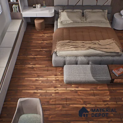HDF Laminate Wood Floor Crystal Finish Aristo Premium LF 00247 | 4 ft x 7.7 inch x 8 mm | AC4 Grade | Wax Coated Lock | Original Unilin Locking | Suitable for Flooring, Living Room, Bedroom