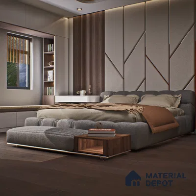 HDF Laminate Wood Floor Crystal Finish Aristo Premium LF 00250 | 4 ft x 7.7 inch x 8 mm | AC4 Grade | Wax Coated Lock | Original Unilin Locking | Suitable for Flooring, Living Room, Bedroom