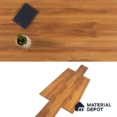 HDF Laminate Wood Floor Crystal Finish Aristo Premium LF 00252 | 4 ft x 7.7 inch x 8 mm | AC4 Grade | Wax Coated Lock | Original Unilin Locking | Suitable for Flooring, Living Room, Bedroom