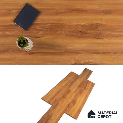HDF Laminate Wood Floor Crystal Finish Aristo Premium LF 00252 | 4 ft x 7.7 inch x 8 mm | AC4 Grade | Wax Coated Lock | Original Unilin Locking | Suitable for Flooring, Living Room, Bedroom