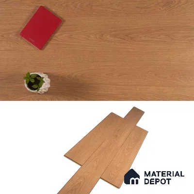 HDF Laminate Wood Floor Crystal Finish Aristo Premium LF 00256 | 4 ft x 7.7 inch x 8 mm | AC4 Grade | Wax Coated Lock | Original Unilin Locking | Suitable for Flooring, Living Room, Bedroom