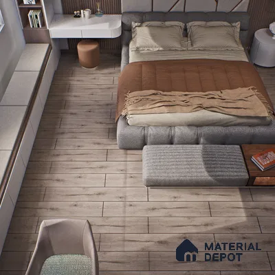 HDF Laminate Wood Floor Crystal Finish Aristo Premium LF 00246 | 4 ft x 7.7 inch x 8 mm | AC4 Grade | Wax Coated Lock | Original Unilin Locking | Suitable for Flooring, Living Room, Bedroom