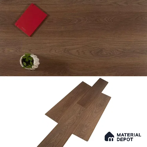 HDF Laminate Wood Floor Crystal Finish Aristo Premium LF 00248 | 4 ft x 7.7 inch x 8 mm | AC4 Grade | Wax Coated Lock | Original Unilin Locking | Suitable for Flooring, Living Room, Bedroom
