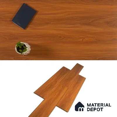 HDF Laminate Wood Floor Crystal Finish Aristo Premium LF 00251 | 4 ft x 7.7 inch x 8 mm | AC4 Grade | Wax Coated Lock | Original Unilin Locking | Suitable for Flooring, Living Room, Bedroom