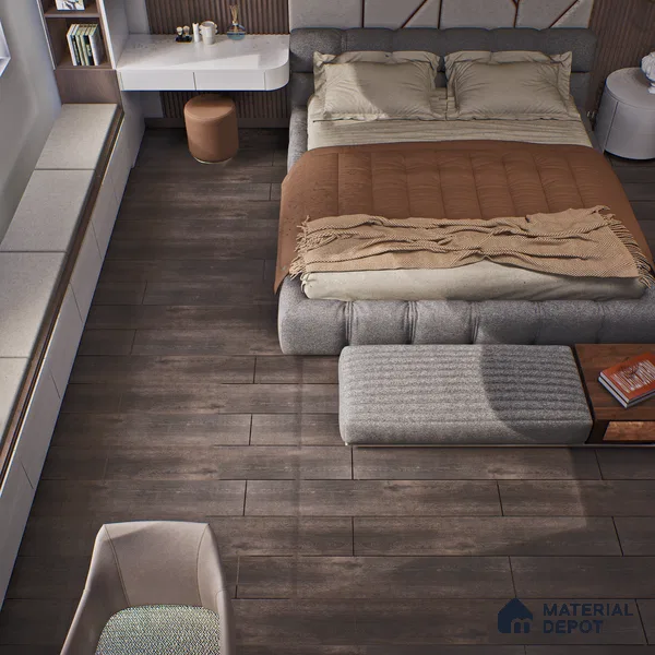 HDF Laminate Wood Floor Crystal Finish Aristo Premium LF 00253 | 4 ft x 7.7 inch x 8 mm | AC4 Grade | Wax Coated Lock | Original Unilin Locking | Suitable for Flooring, Living Room, Bedroom