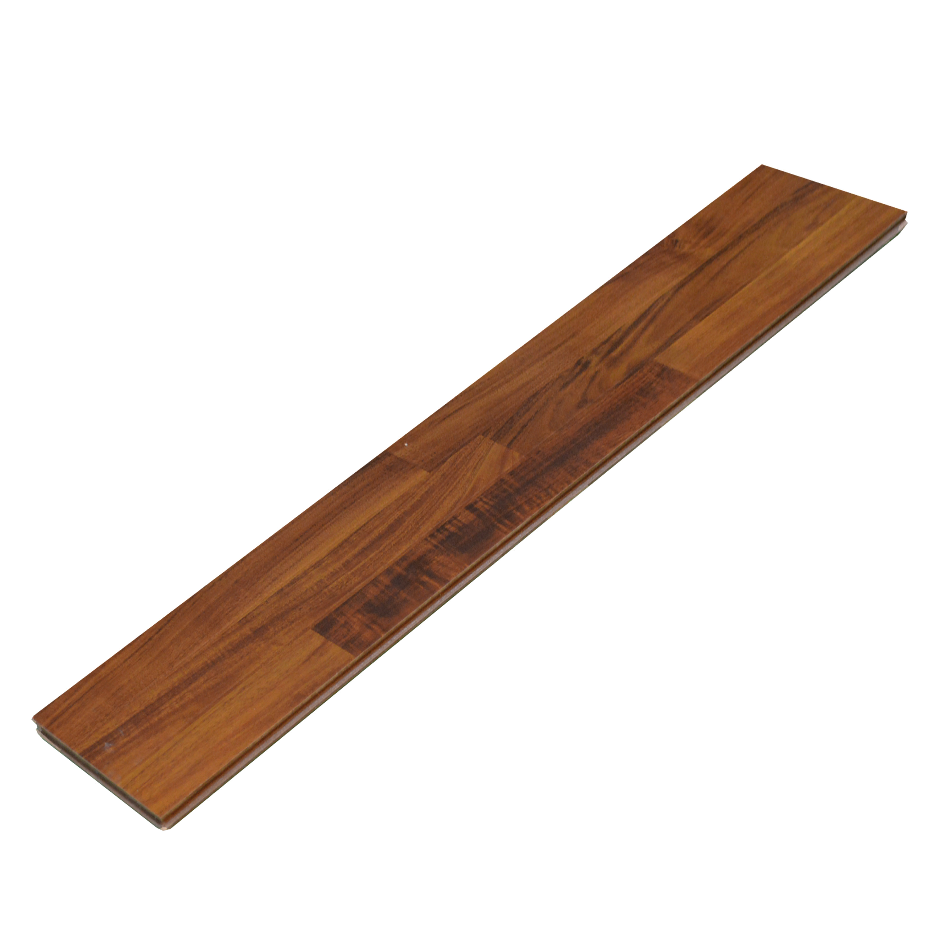 HDF Laminate Wood Floor Glossy Finish Gleam LF 00261 | 4 ft x 8 inch x 8 mm | AC4 Grade | Arc Click With Wax Coating | U Groove | Suitable for Flooring, Living Room, Bedroom