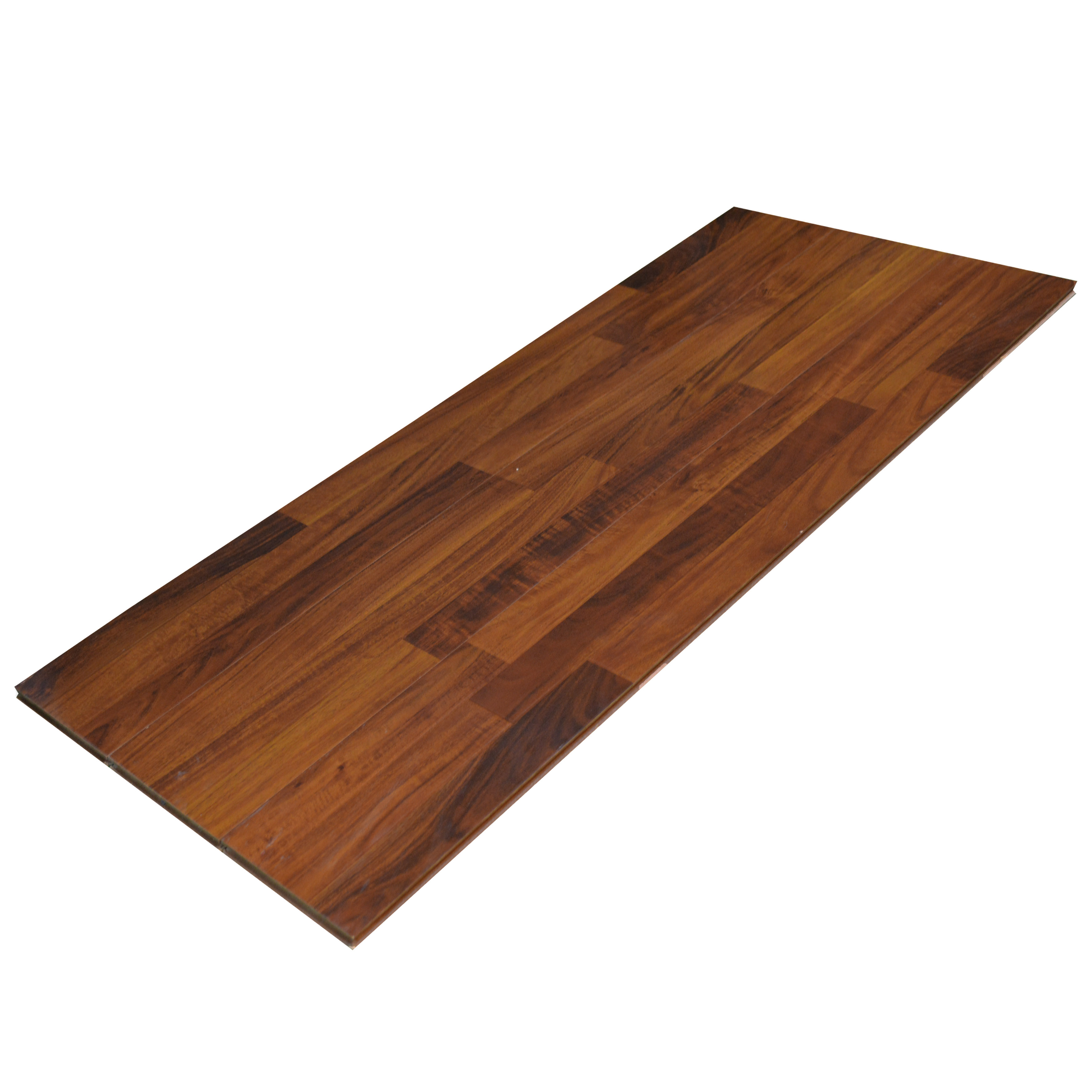 HDF Laminate Wood Floor Glossy Finish Gleam LF 00261 | 4 ft x 8 inch x 8 mm | AC4 Grade | Arc Click With Wax Coating | U Groove | Suitable for Flooring, Living Room, Bedroom