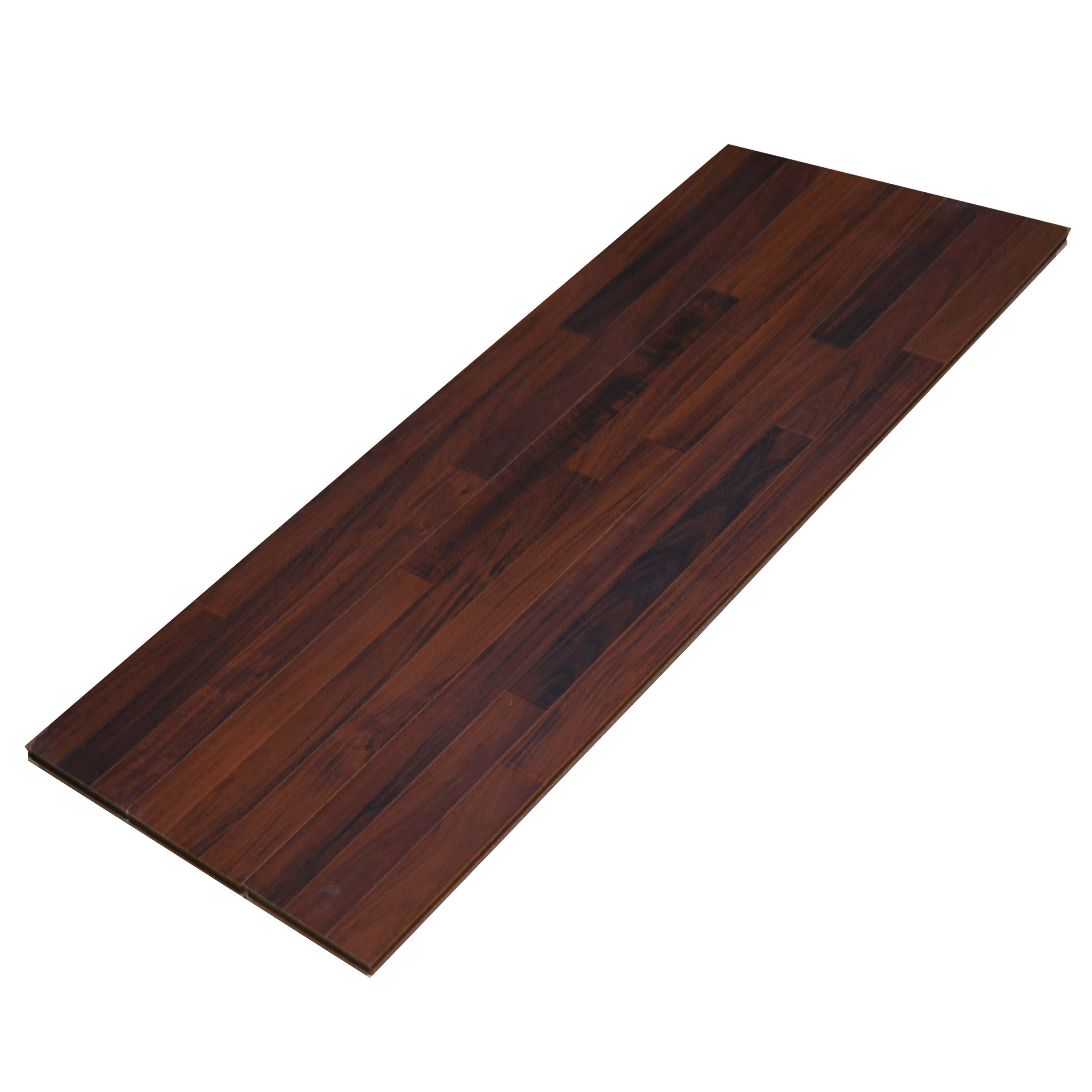 HDF Laminate Wood Floor Glossy Finish Gleam LF 00264 | 4 ft x 8 inch x 8 mm | AC4 Grade | Arc Click With Wax Coating | U Groove | Suitable for Flooring, Living Room, Bedroom