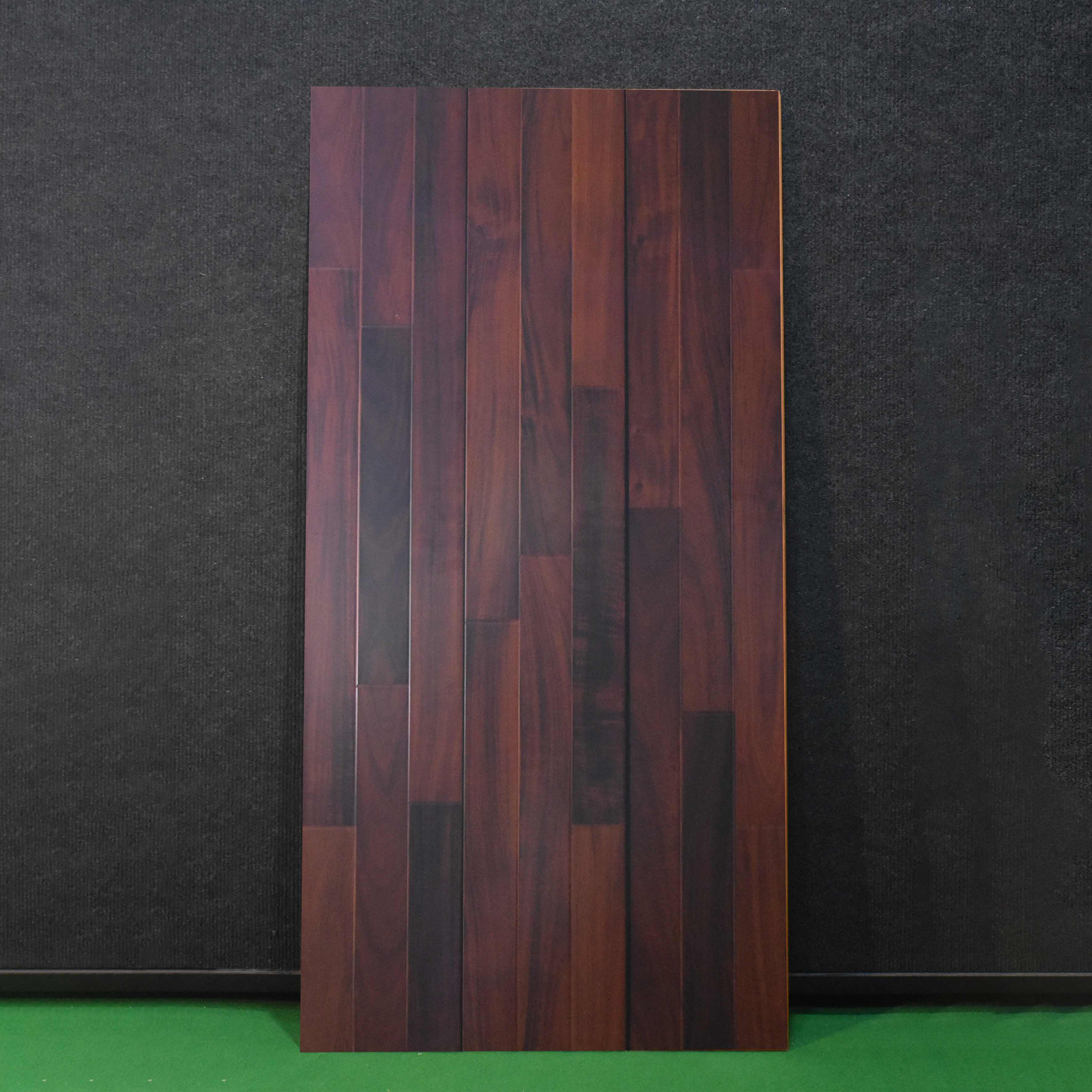 HDF Laminate Wood Floor Glossy Finish Gleam LF 00264 | 4 ft x 8 inch x 8 mm | AC4 Grade | Arc Click With Wax Coating | U Groove | Suitable for Flooring, Living Room, Bedroom