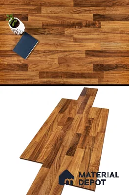 HDF Laminate Wood Floor Glossy Finish Gleam LF 00262 | 4 ft x 8 inch x 8 mm | AC4 Grade | Arc Click With Wax Coating | U Groove | Suitable for Flooring, Living Room, Bedroom