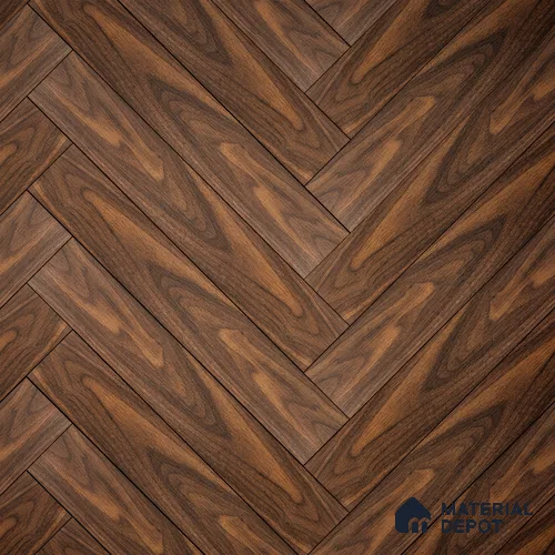 HDF Laminate Wood Floor Embossed Finish Herringbone LF 00293 | 2 ft x 4 inch x 8 mm | AC4 Grade | Type A | Single Click Lock | U Groove | Suitable for Flooring, Living Room, Bedroom