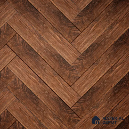 HDF Laminate Wood Floor Embossed Finish Herringbone LF 00297 | 2 ft x 4 inch x 8 mm | AC4 Grade | Type A | Single Click Lock | U Groove | Suitable for Flooring, Living Room, Bedroom
