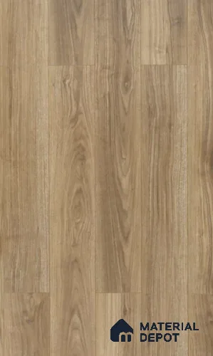 HDF Laminate Wood Floor AC5 Grade LF 00349 F Refined Butterscotch Walnut 71 x 8 inch (1815x196 mm) - 12 mm | 100 HRS Spill Proof | EIR Surface | Anti Static and Stain Resistant | 0.5 mm Small V Groove | Uniclic