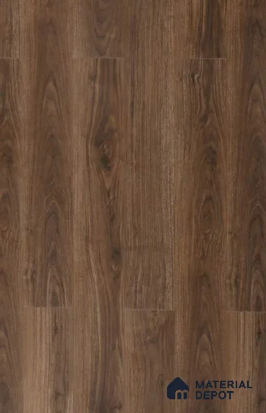HDF Laminate Wood Floor AC5 Grade LF 00349 D Refined Natural English Walnut 71 x 8 inch (1815x196 mm) - 12 mm | 100 HRS Spill Proof | EIR Surface | Anti Static and Stain Resistant | 0.5 mm Small V Groove | Uniclic