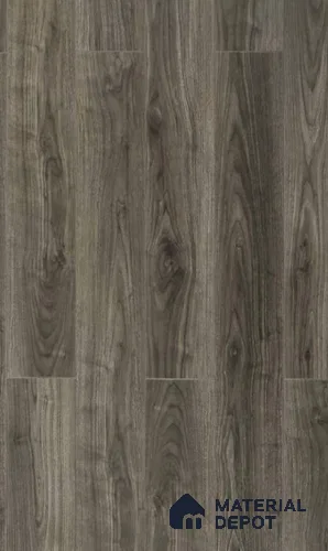 HDF Laminate Wood Floor AC5 Grade LF 00349 E Refined Titanium Walnut 71 x 8 inch (1815x196 mm) - 12 mm | 100 HRS Spill Proof | EIR Surface | Anti Static and Stain Resistant | 0.5 mm Small V Groove | Uniclic