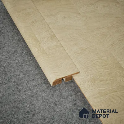 MDF Reducer R Profile Meriline PM 00538 Y | 8 ft x 2 inch x 12 mm | Compatibe for SPC Flooring SP 00075 B