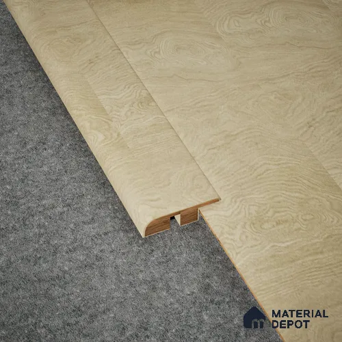MDF Reducer R Profile Meriline PM 00538 Y | 8 ft x 2 inch x 12 mm | Compatibe for SPC Flooring SP 00075 B