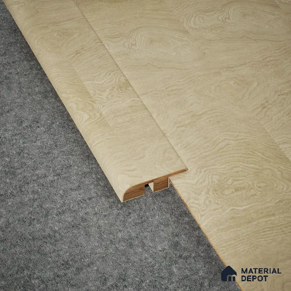 MDF Reducer R Profile Meriline PM 00538 Y | 8 ft x 2 inch x 12 mm | Compatibe for SPC Flooring SP 00075 B