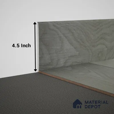 WPC Skirting Meriline PM 00538 AR | 8 ft x 6 inch - 15 mm | Compatibe for SPC Flooring SP 00075 B