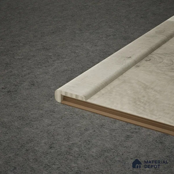 MDF L Profile Meriline PM 00539 AB | 8 ft x 2 inch x 1 inch | Compatibe for SPC Flooring SP 00075 C