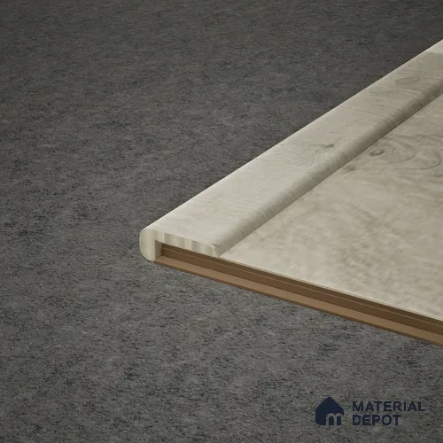 MDF L Profile Meriline PM 00539 AB | 8 ft x 2 inch x 1 inch | Compatibe for SPC Flooring SP 00075 C