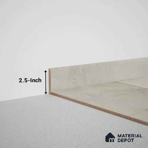 MDF Skirting Meriline PM 00539 | 8 ft x 2.5 inch - 12 mm | Compatibe for SPC Flooring SP 00075 C