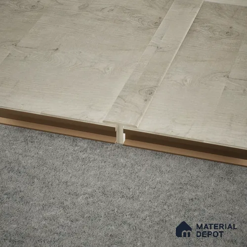 MDF T Profile Meriline PM 00539 T | 8 ft x 2 inch x 18 mm | Compatibe for SPC Flooring SP 00075 C
