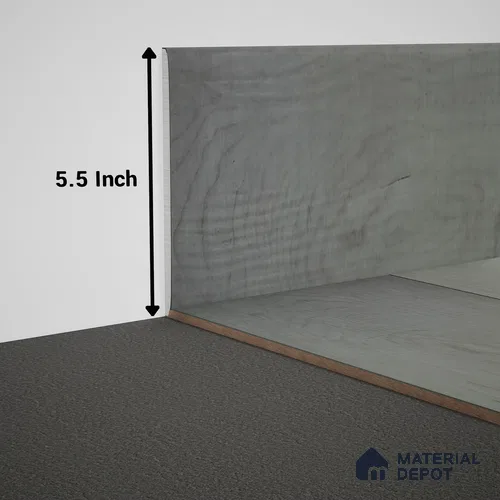 WPC Skirting Meriline PM 00539 AI | 8 ft x 5.5 inch - 12 mm | Compatibe for SPC Flooring SP 00075 C