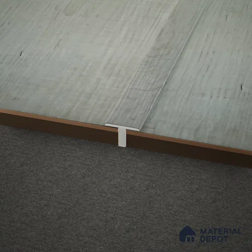 WPC T Profile Meriline PM 00539 AU | 8 ft x 2 inch x 12 mm | Compatibe for SPC Flooring SP 00075 C