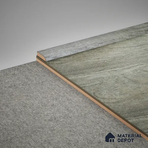 MDF Corner Beading Meriline PM 00540 R | 8 ft x 18 mm | Compatibe for SPC Flooring SP 00075 D