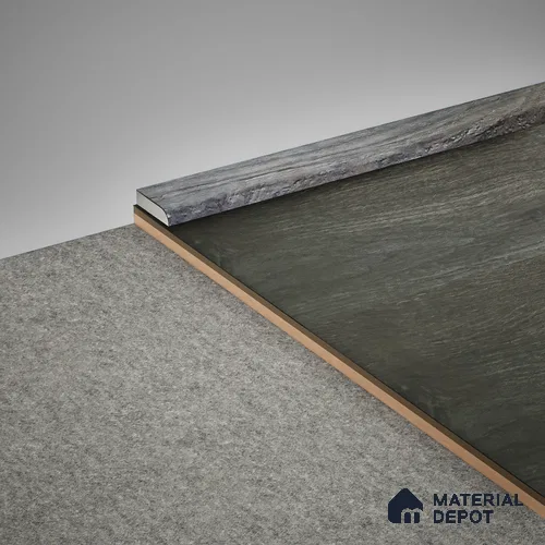 WPC Corner Beading Meriline PM 00541 AT | 8 ft x 18 mm | Compatibe for SPC Flooring SP 00075 E