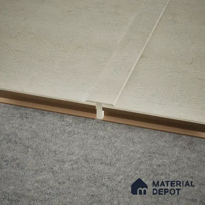 MDF T Profile Meriline PM 00542 S | 8 ft x 2 inch x 12 mm | Compatibe for SPC Flooring SP 00075 F