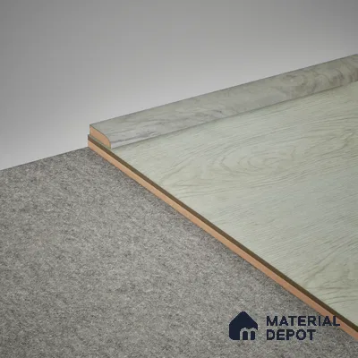MDF Corner Beading Meriline PM 00542 Q | 8 ft x 12 mm | Compatibe for SPC Flooring SP 00075 F