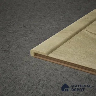 MDF L Profile Meriline PM 00543 AB | 8 ft x 2 inch x 1 inch | Compatibe for SPC Flooring SP 00075 G