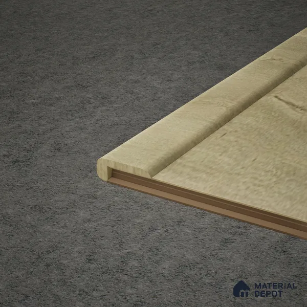 MDF L Profile Meriline PM 00543 AB | 8 ft x 2 inch x 1 inch | Compatibe for SPC Flooring SP 00075 G