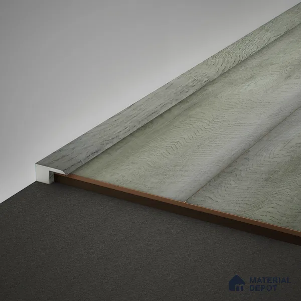 WPC Edge Profile Meriline PM 00543 AX | 8 ft x 2 inch x 12 mm | Compatibe for SPC Flooring SP 00075 G