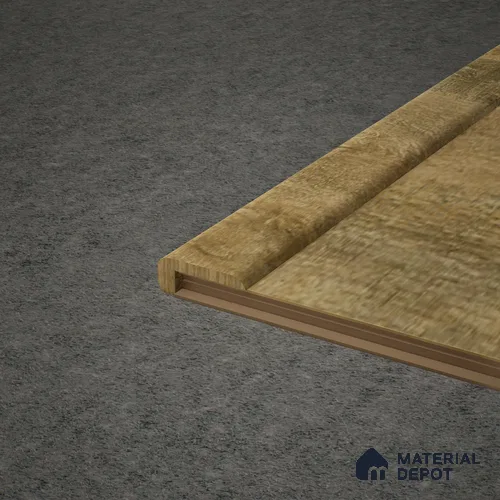 MDF L Profile Meriline TF 00416 AB | 8 ft x 2 inch x 1 inch -  mm | Compatible for SPC Flooring SP 00121