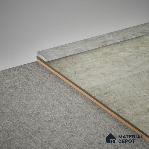 WPC Corner Beading Meriline PM 00537 AT | 8 ft x 18 mm | Compatibe for SPC Flooring SP 00075