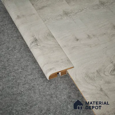 MDF Reducer R Profile Meriline PM 00545 Z | 8 ft x 2 inch x 18 mm | Compatibe for SPC Flooring SP 00076 B