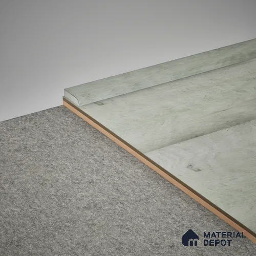 WPC Corner Beading Meriline PM 00545 AT | 8 ft x 18 mm | Compatibe for SPC Flooring SP 00076 B