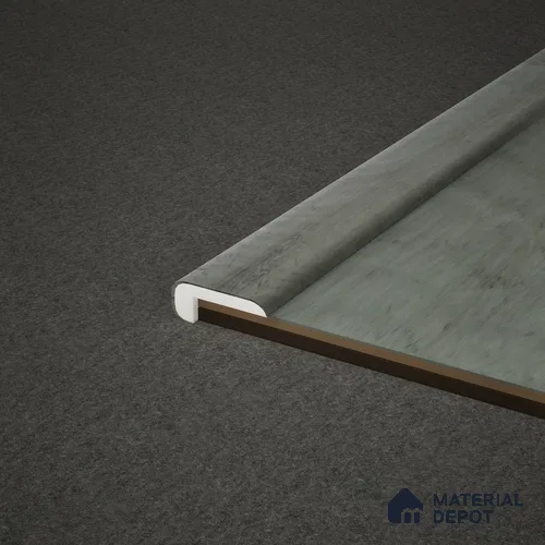 WPC Reducer R Profile Meriline PM 00545 BC | 8 ft x 2 inch x 16 mm | Compatibe for SPC Flooring SP 00076 B