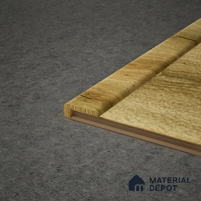 MDF L Profile Meriline PM 00546 AB | 8 ft x 2 inch x 1 inch | Compatibe for SPC Flooring SP 00076 C
