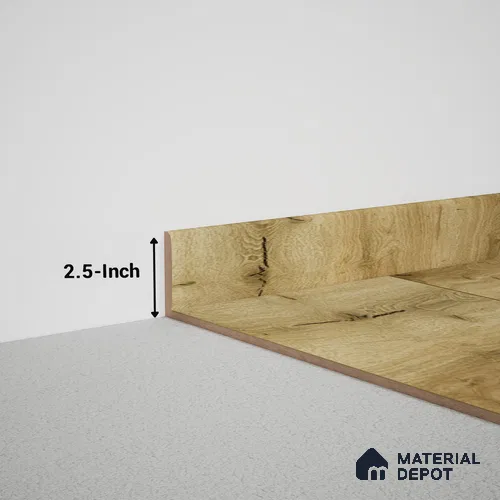 MDF Skirting Meriline PM 00546 | 8 ft x 2.5 inch - 12 mm | Compatibe for SPC Flooring SP 00076 C